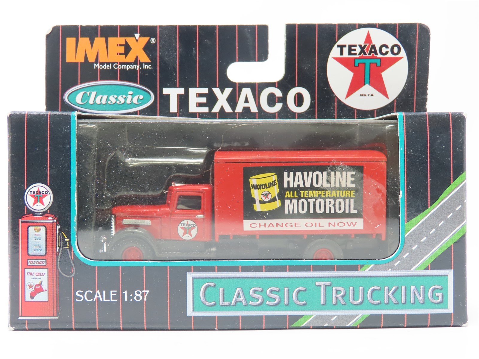 HO 1/87 Scale IMEX Classic Trucking #870176 Texaco Halvoline Oil Delivery Truck