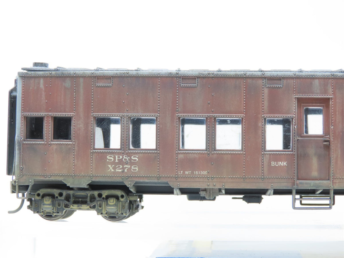 HO Scale Walthers Gold Line 932-4150 SP&amp;S Bunk Passenger Car #X278 - Pro Custom