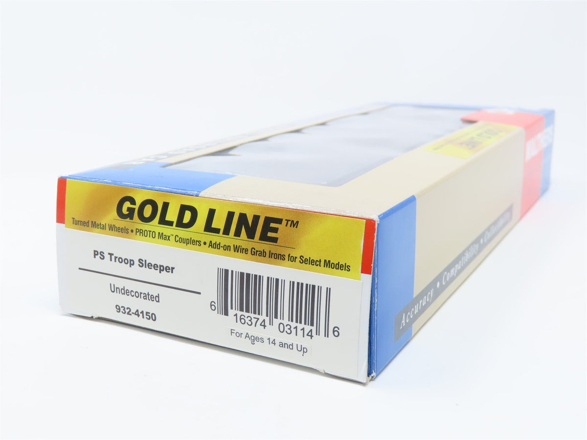 HO Scale Walthers Gold Line 932-4150 SP&amp;S Bunk Passenger Car #X278 - Pro Custom