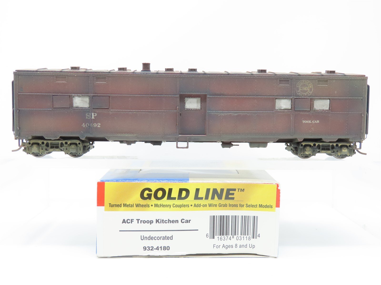 HO Walthers 932-4180 SP Southern Pacific Tool Passenger Car #40492 - Pro Custom
