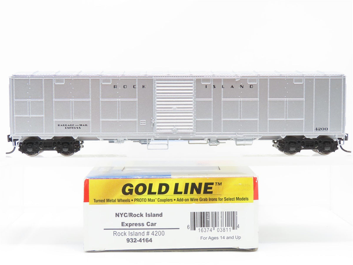 HO Walthers Gold Line 932-4164 RI Rock Island Baggage Express Passenger #4200