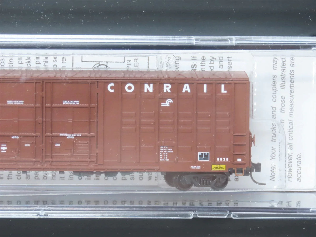 N Scale Micro-Trains MTL 99300181 CR Conrail 60&#39; Box Car 3-Car Runner Pack