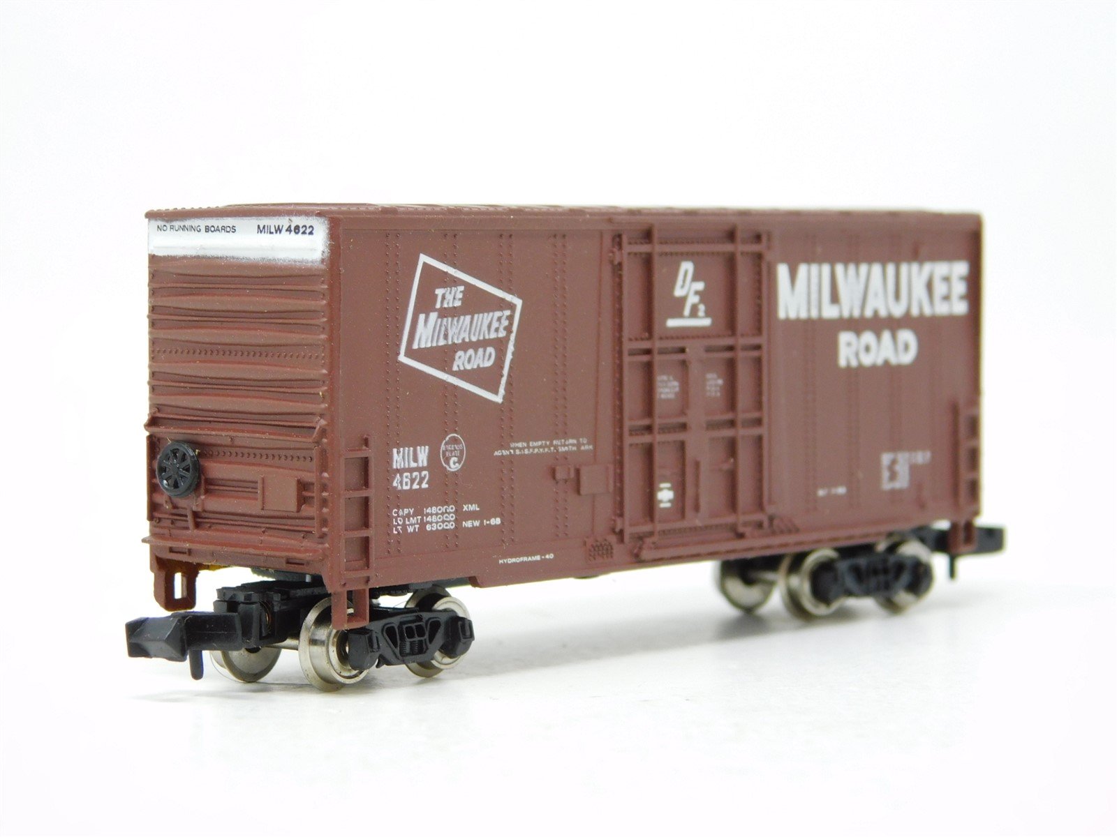 N Scale Bachmann 71250 MILW Milwaukee Road 41' Hi-Cube Box Car #4622