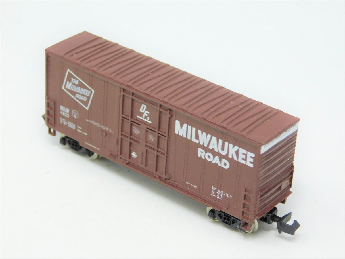N Scale Bachmann 71250 MILW Milwaukee Road 41&#39; Hi-Cube Box Car #4622