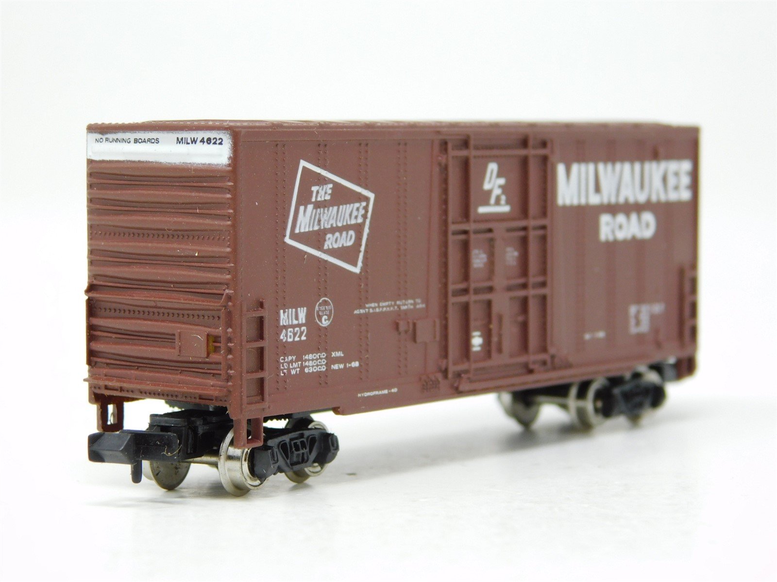 N Scale Bachmann 71250 MILW Milwaukee Road 41' Hi-Cube Box Car #4622