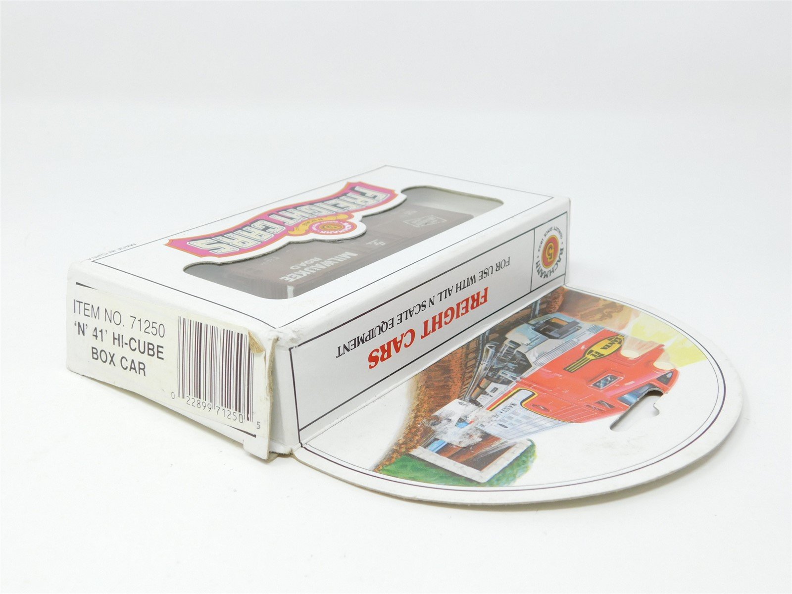 N Scale Bachmann 71250 MILW Milwaukee Road 41' Hi-Cube Box Car #4622