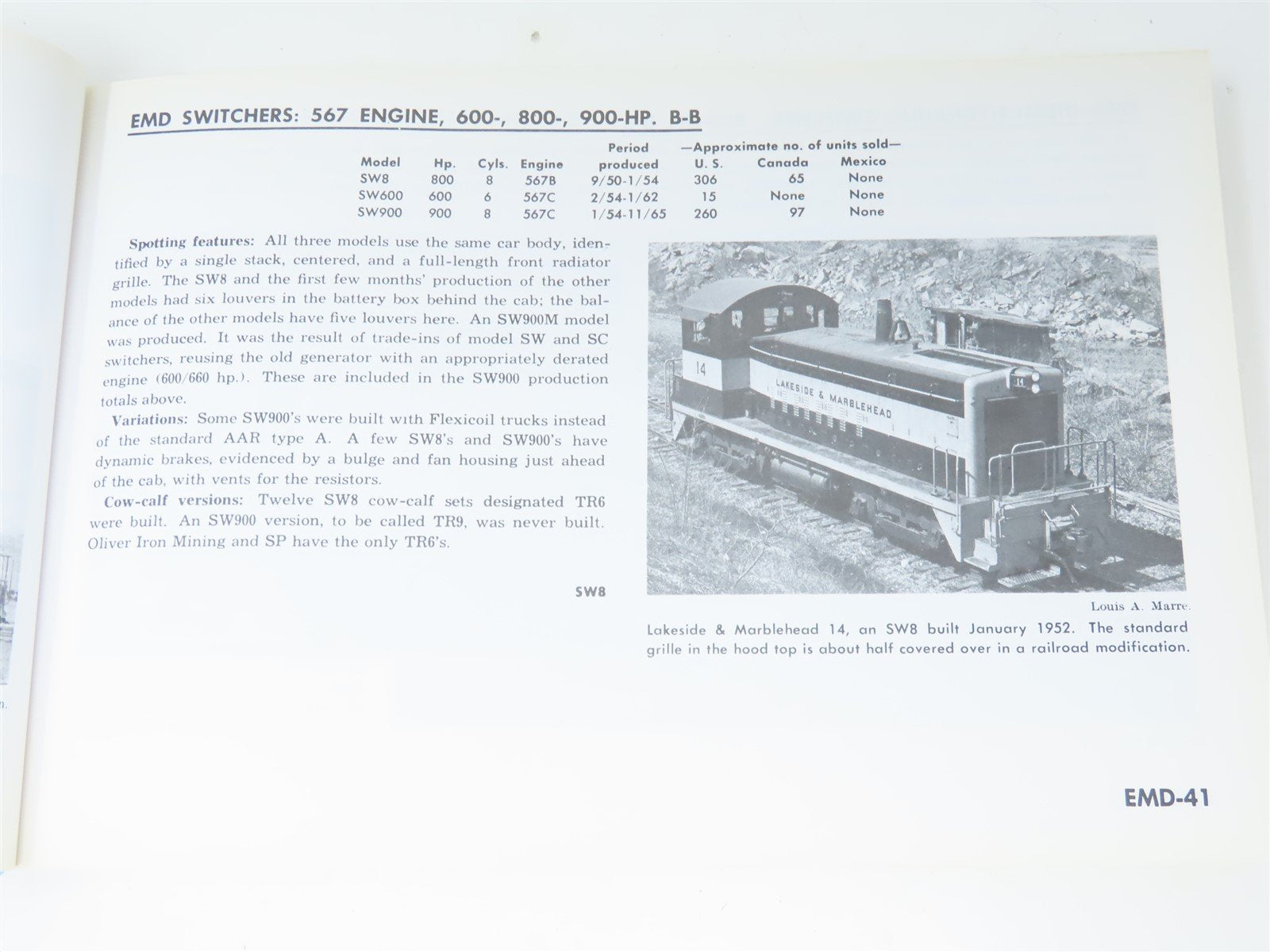 The Second Diesel Spotter's Guide by Jerry Pinkepank ©1988 SC Book