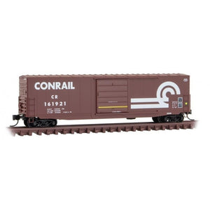 N Scale Micro-Trains MTL 18000350 CR Conrail 50' Single Door Box Car #161921
