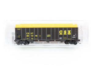 N Scale Micro-Trains MTL #10800432 CSXT CSX 3-Bay Hopper w/ Topper #801416