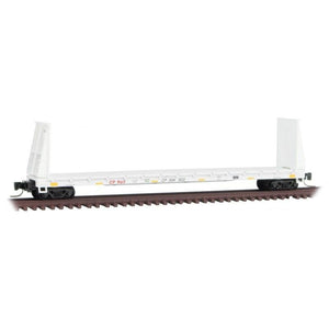 Z Scale Micro-Trains MTL #52700201 CP Rail 60' Bulkhead Flat Car #304903