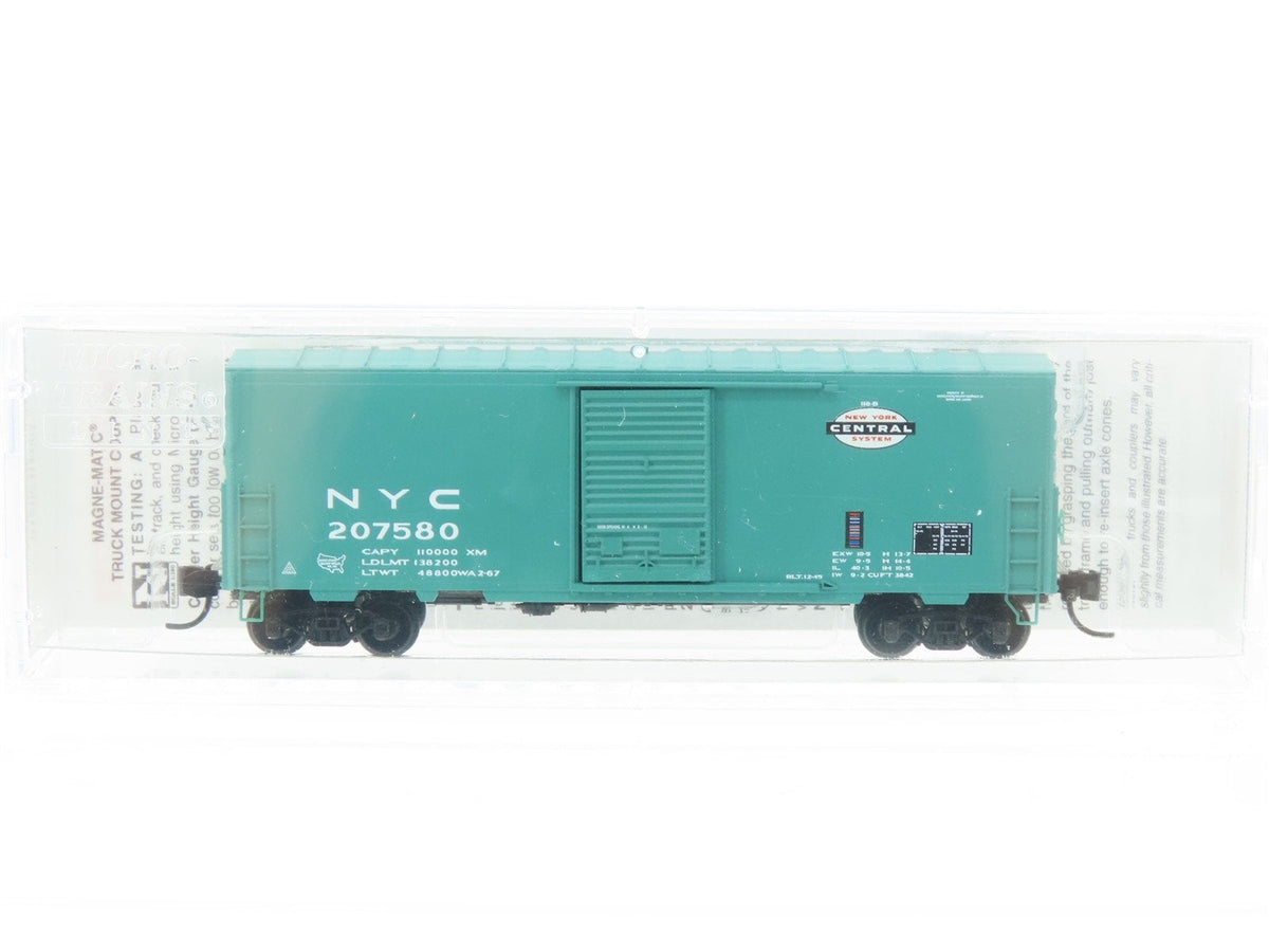 N Micro-Trains MTL 02400480 NYC New York Central 40&#39; Single Door Box Car #207580