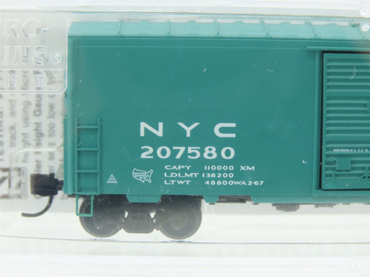 N Micro-Trains MTL 02400480 NYC New York Central 40&#39; Single Door Box Car #207580