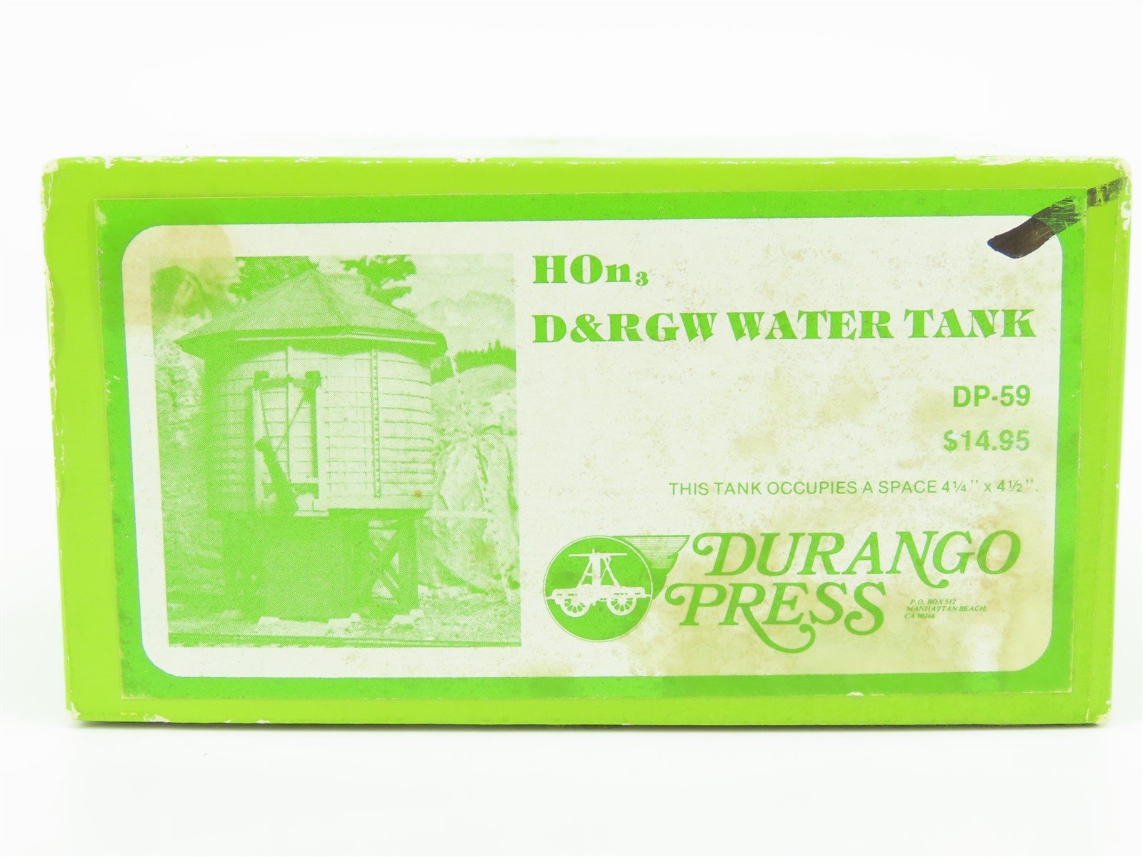 HOn3 1/87 Scale Durango Press DP-59 Water Tank Kit