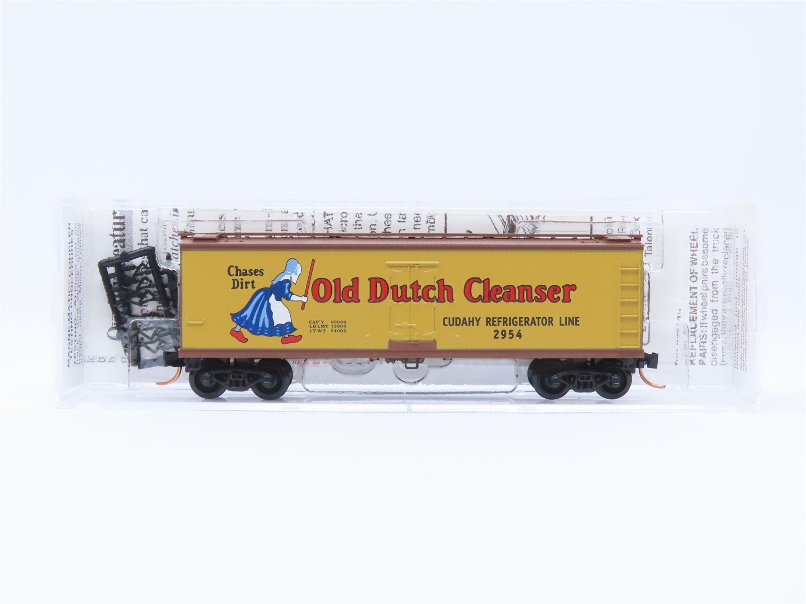 N Scale Micro-Trains MTL 49010 CRLX Cudahy "Old Dutch Cleanser" 40' Reefer #2954