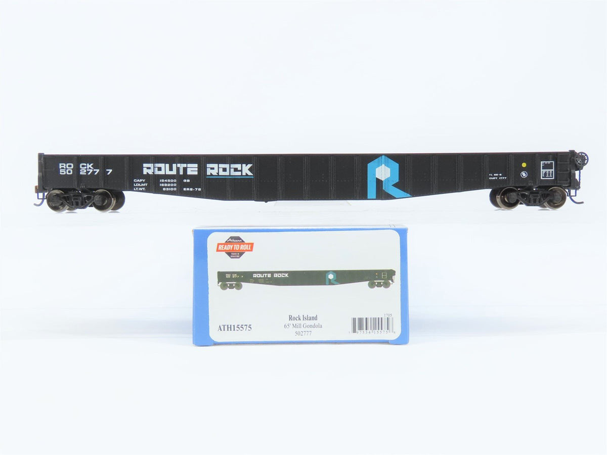 HO Scale Athearn ATH15575 RI Rock Island 65&#39; Mill Gondola #502777