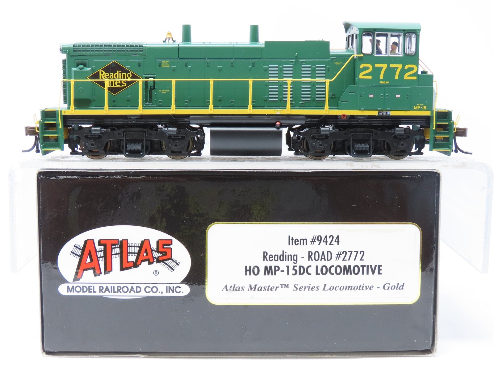 HO Scale Atlas Master Gold 9424 RDG Reading MP-15DC Diesel #2772 w/ DCC & Sound