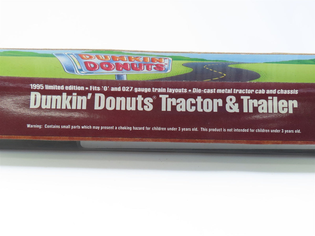 O 1/48 Scale K-Line Die-Cast Dunkin Donuts 1995 Limited Edition Tractor Trailer