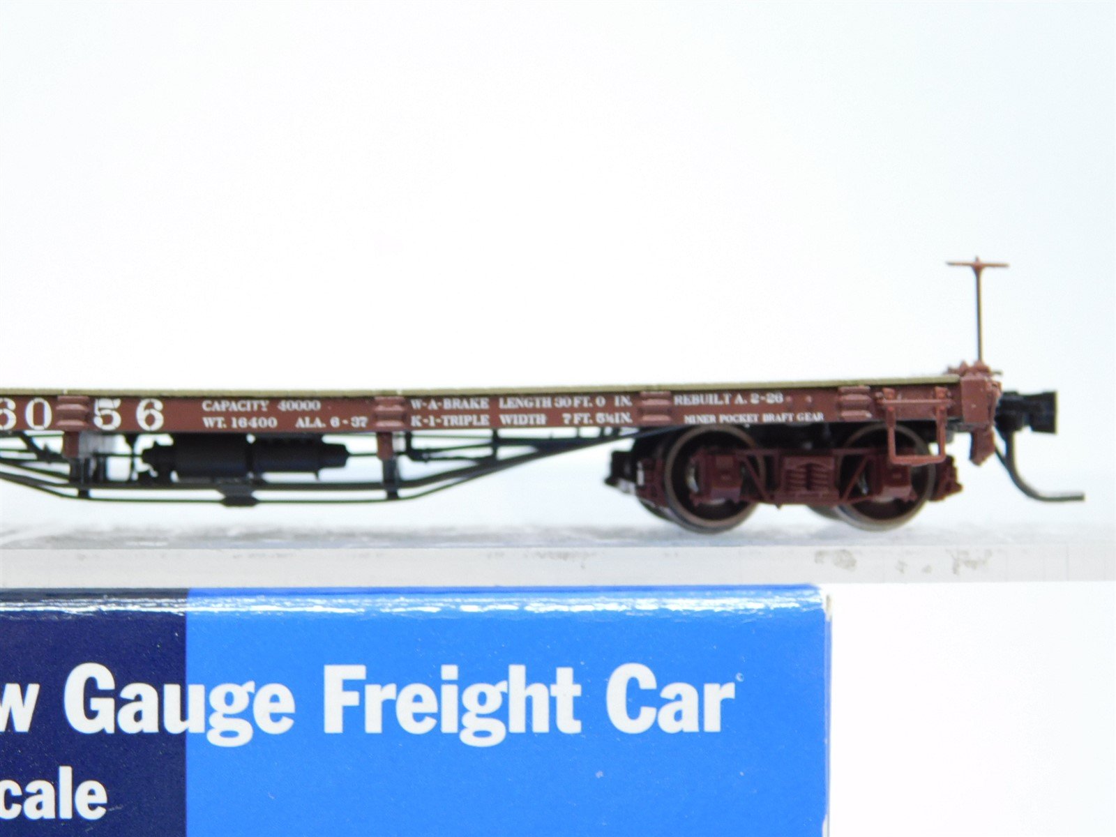 HOn3 Scale Blackstone Models #B340314 D&RGW Rio Grande 30' Flat Car #6056