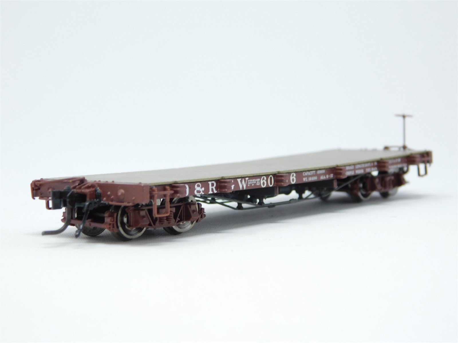 HOn3 Scale Blackstone Models #B340314 D&RGW Rio Grande 30' Flat Car #6056