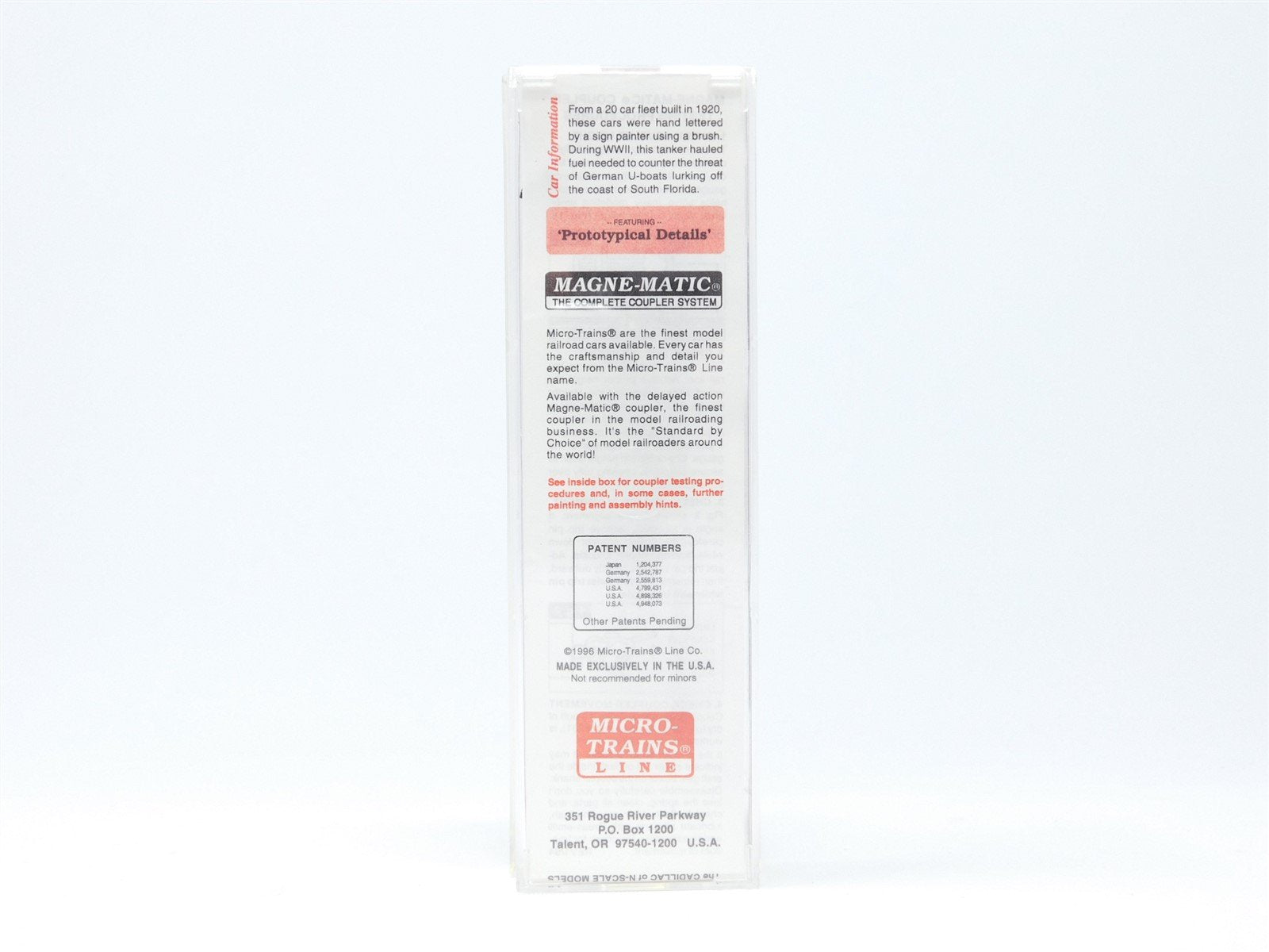 N Scale Micro-Trains MTL 65420 BEPX Belcher Oil 39' Single Dome Tank Car #105