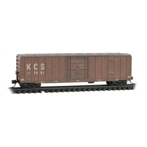 N Micro-Trains MTL 98305018 KCS Kansas City Southern 50' Box Car Set - Weathered