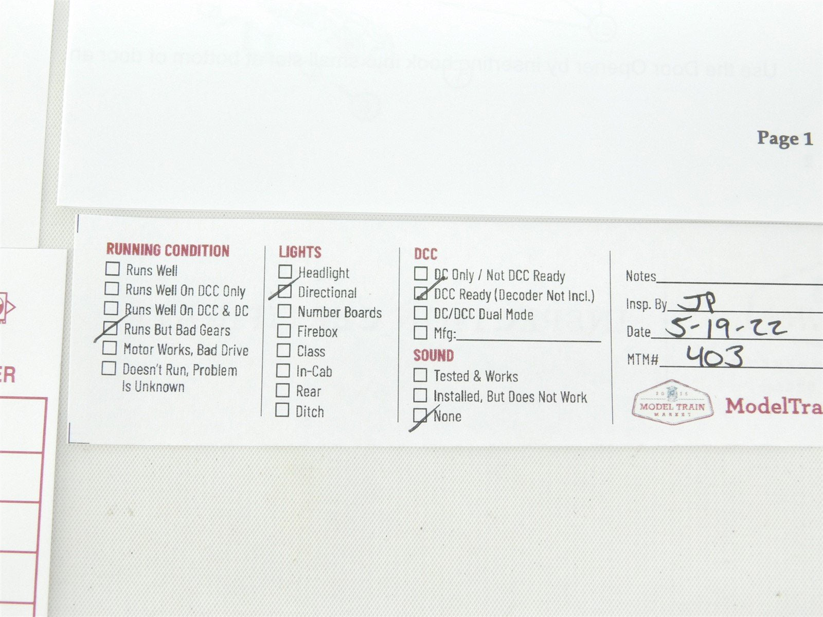 HO Scale Proto 2000 23013 WP Western Pacific GP7 Ph. 2 Diesel #711 - Bad Gears