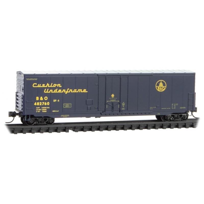 N Scale Micro-Trains MTL 18100220 B&O Baltimore & Ohio 50' Box Car #482760