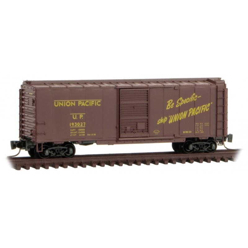 Z Micro-Trains MTL 50000086 UP Union Pacific 40&#39; Single Door Box Car #193027