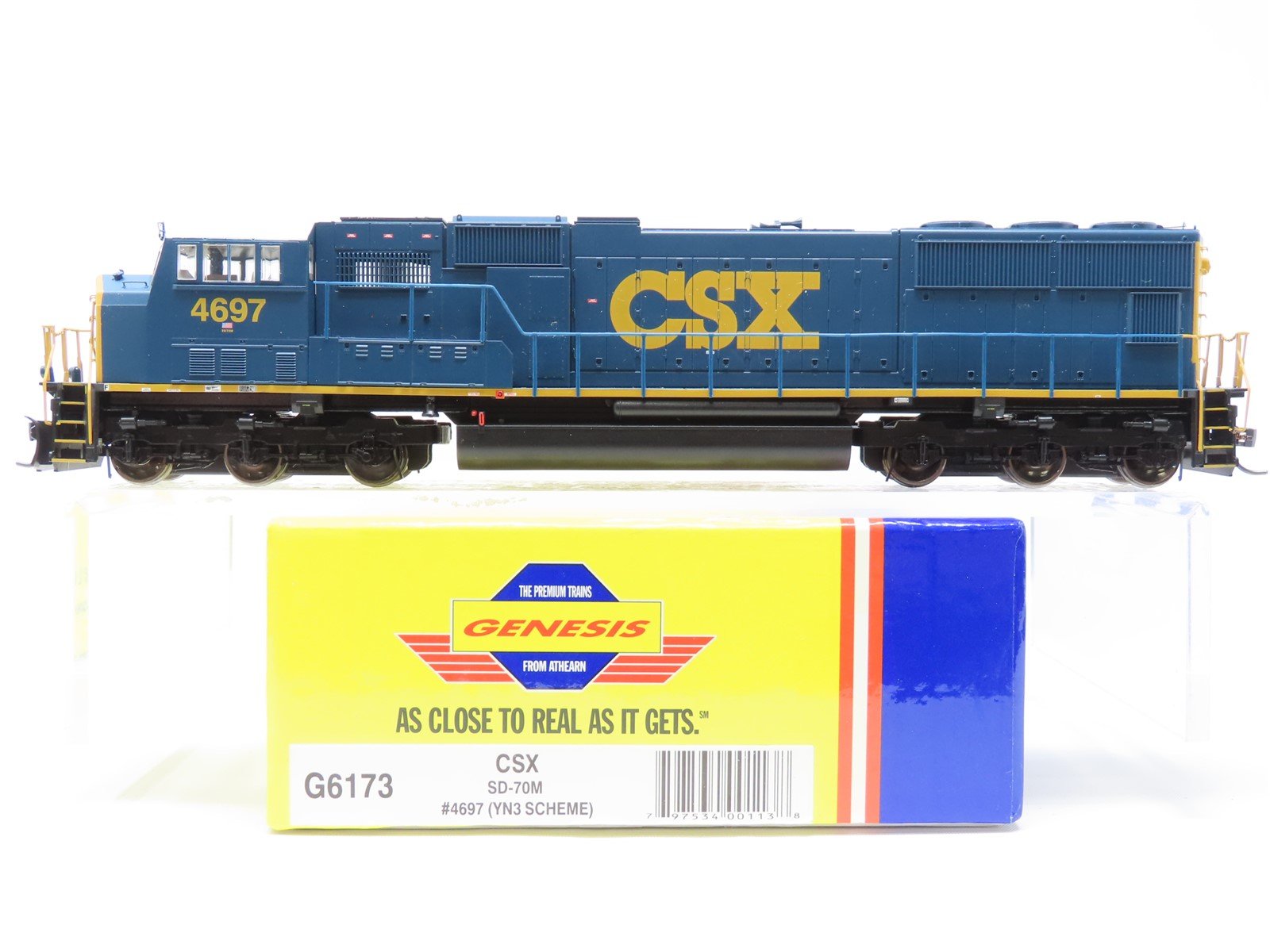 HO Athearn Genesis G6173 CSX Transportation "YN3 Scheme" SD70M Diesel #4697