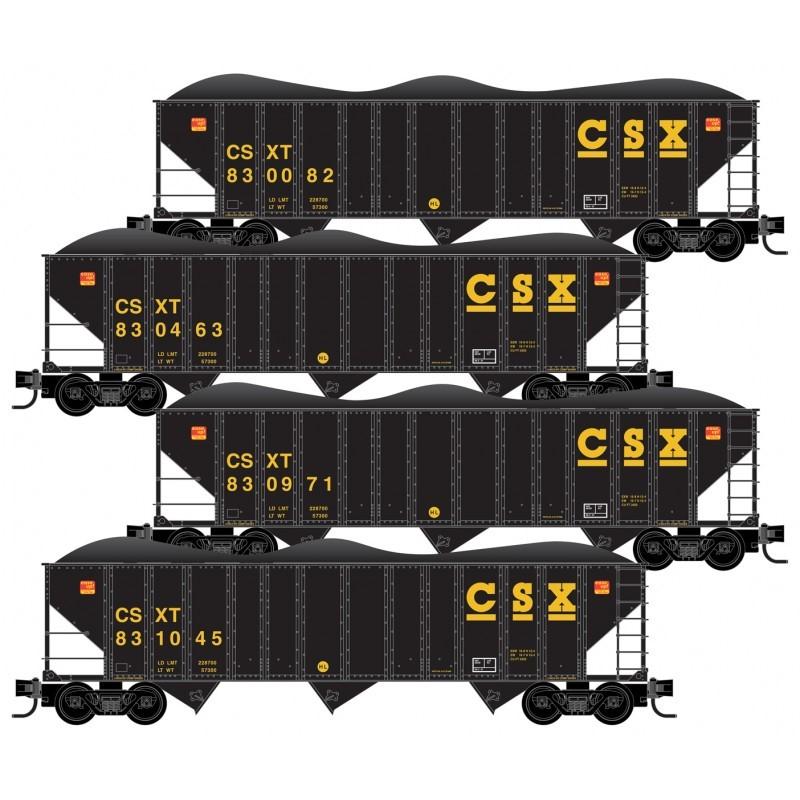 N Scale Micro-Trains MTL 99300189 CSXT CSX 3-Bay Open Hopper Set Runner Pack 189