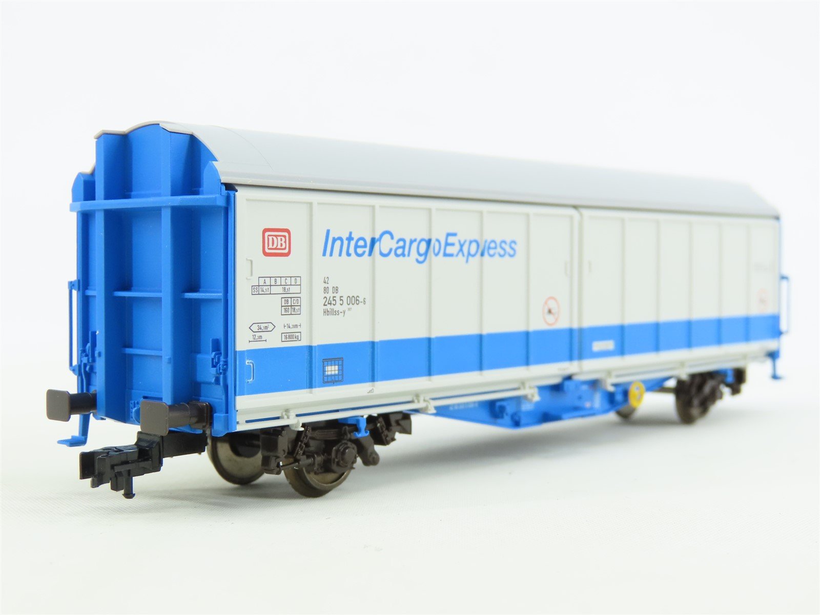 HO Fleischmann 5370K DB German InterCargoExpress Sliding Door Freight Car #006-6