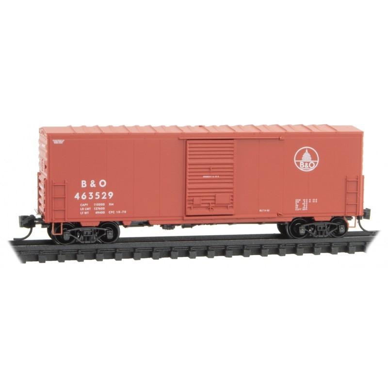 N Micro-Trains MTL 02400530 B&amp;O Baltimore &amp; Ohio 40&#39; Single Door Box Car #463529