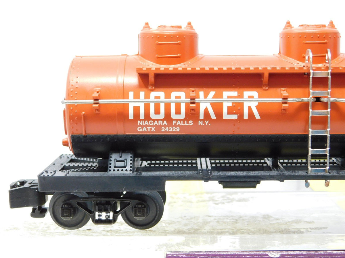 S Scale K-Line K511-014 GATX Hooker Chemicals Plastics 3-Dome Tank Car #24329