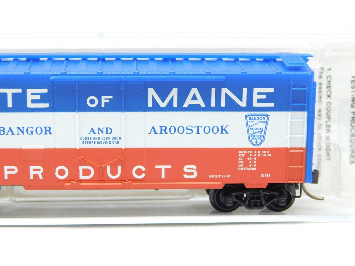 N Micro-Trains MTL-21020 Bangor &amp; Aroostook &quot;State of Maine&quot; 40&#39; Box Car #2231