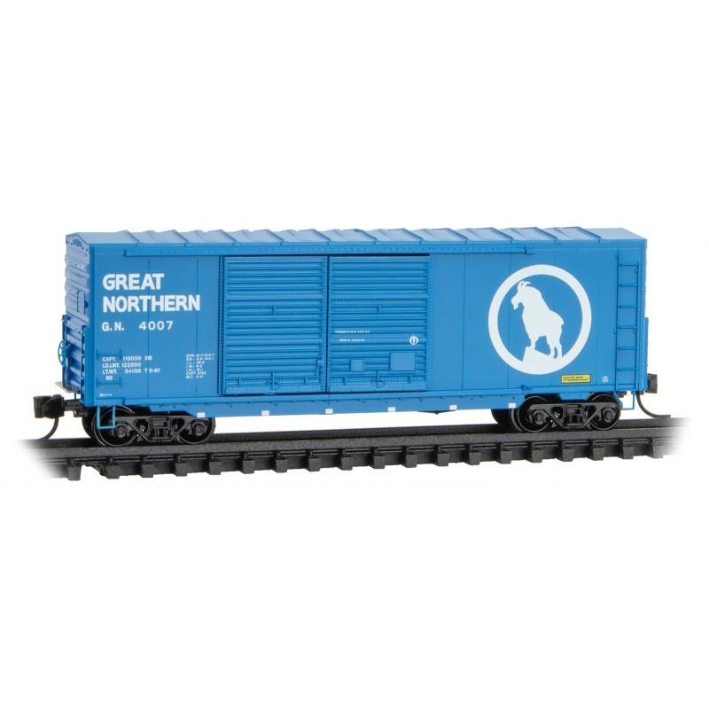 N Micro-Trains MTL 06800520 GN Great Northern &quot;Big Sky Blue&quot; 40&#39; Box Car 4007