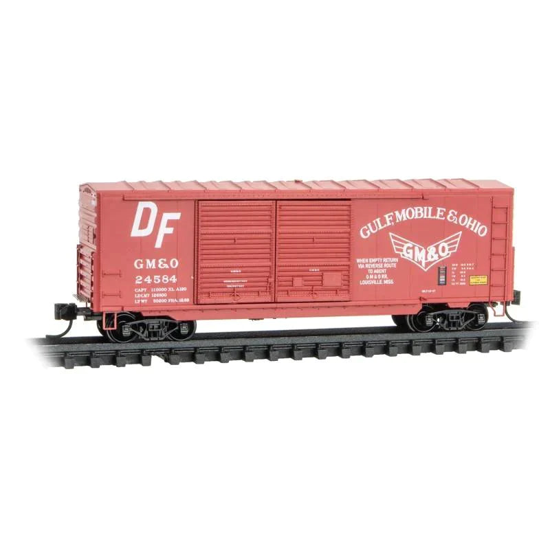N Scale Micro-Trains MTL 06800530 GMO Gulf, Mobile &amp; Ohio 40&#39; Box Car #24584