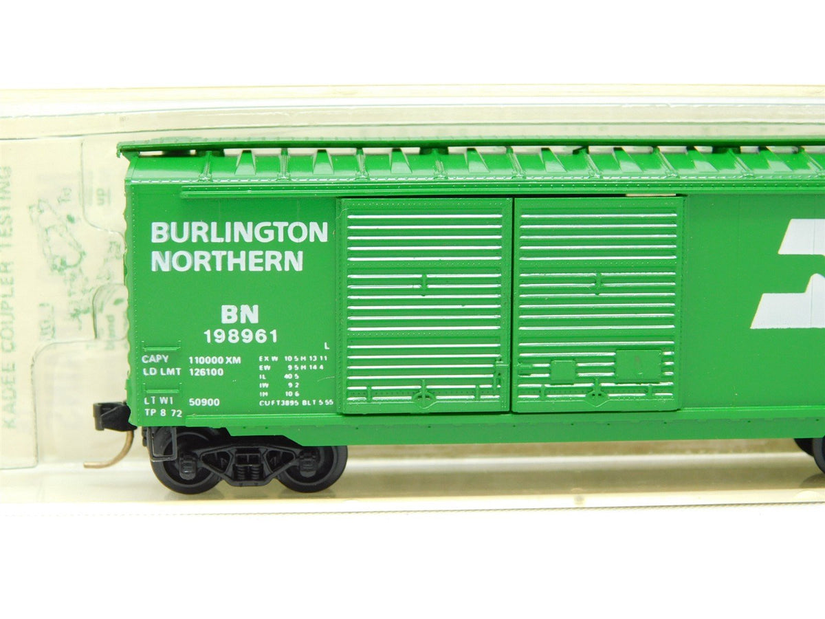 N Micro-Trains MTL Kadee 23231 BN Burlington Northern Box Car #198961 Blue Label