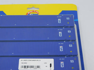 HO Scale Athearn #2664 APCU APL 53' Jindo Container 5-Pack (SEALED)