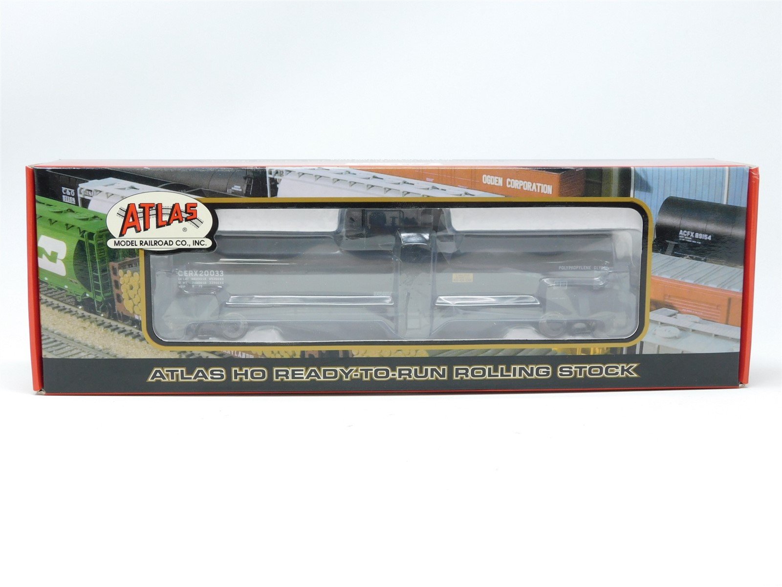 HO Scale Atlas 1632-4 CERX E.R. Carpenter 23,500 Gallon Tank Car #20033-Sealed