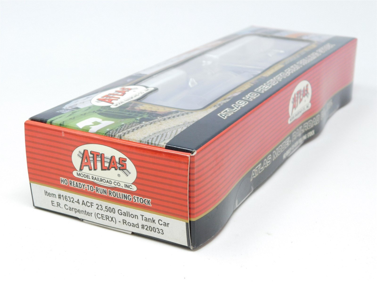 HO Scale Atlas 1632-4 CERX E.R. Carpenter 23,500 Gallon Tank Car #20033-Sealed