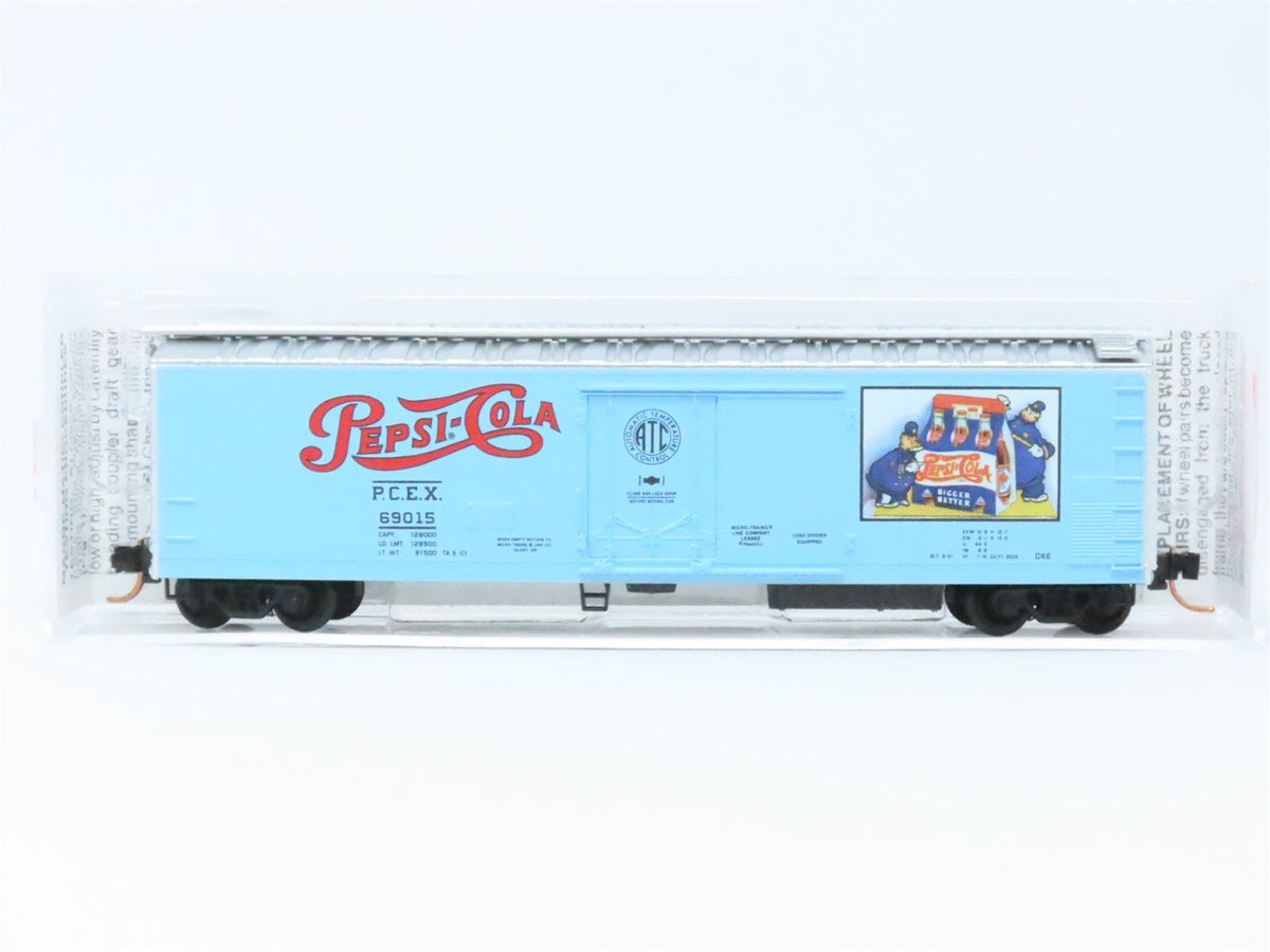 N Scale Micro-Trains MTL 69140 PCEX Pepsi-Cola 59&#39; Mechanical Reefer #69015