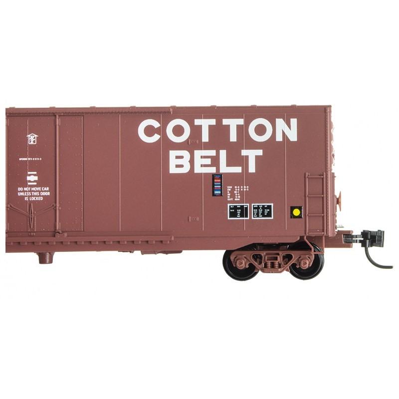 N Micro-Trains MTL 18100291 SSW Cotton Belt 50&#39; Hydra-Cushion Box Car #56423
