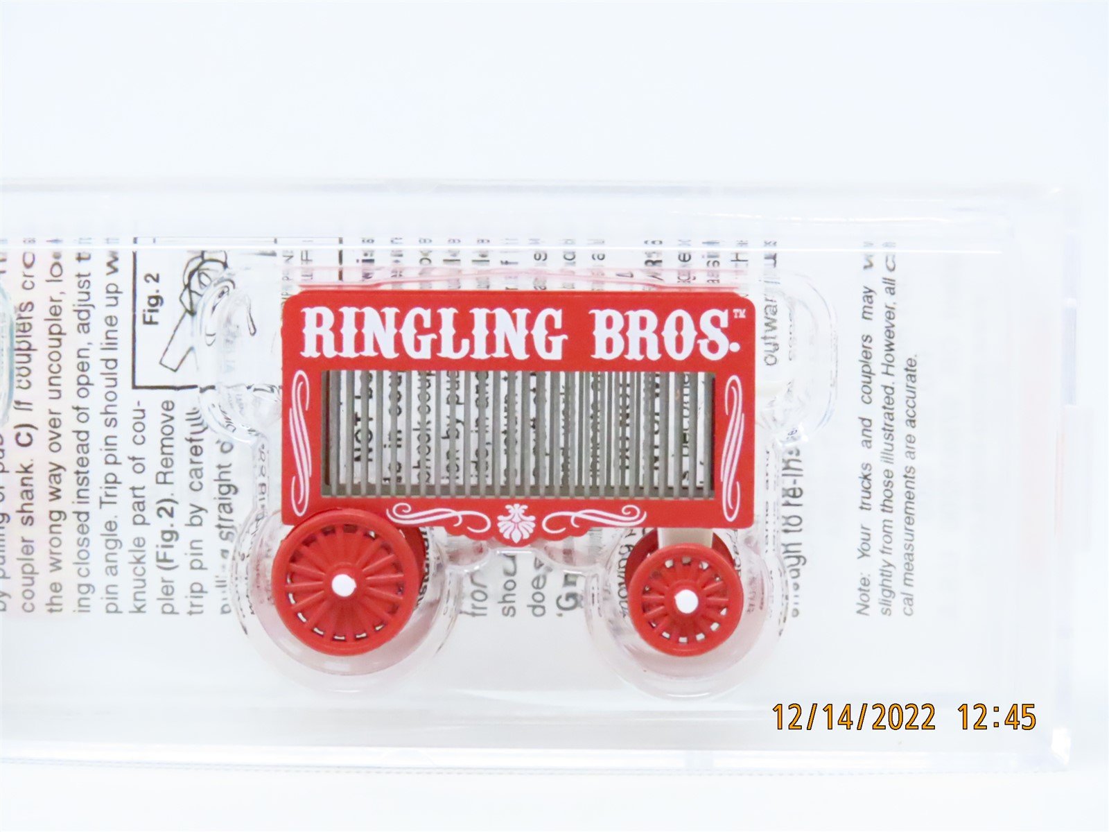 N Scale Micro-Trains MTL 47000049 RBBX Circus Wagon & Lion Cage Set 2-Pack