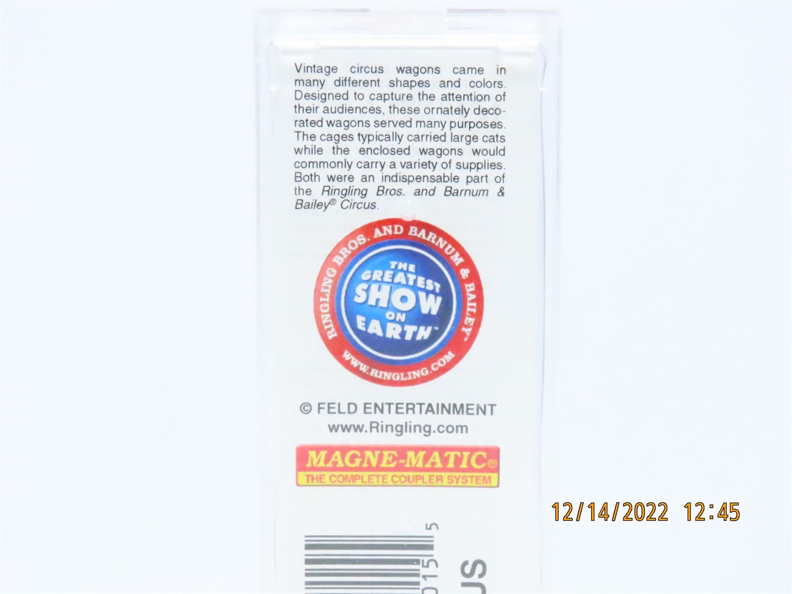 N Scale Micro-Trains MTL 47000049 RBBX Circus Wagon & Lion Cage Set 2-Pack