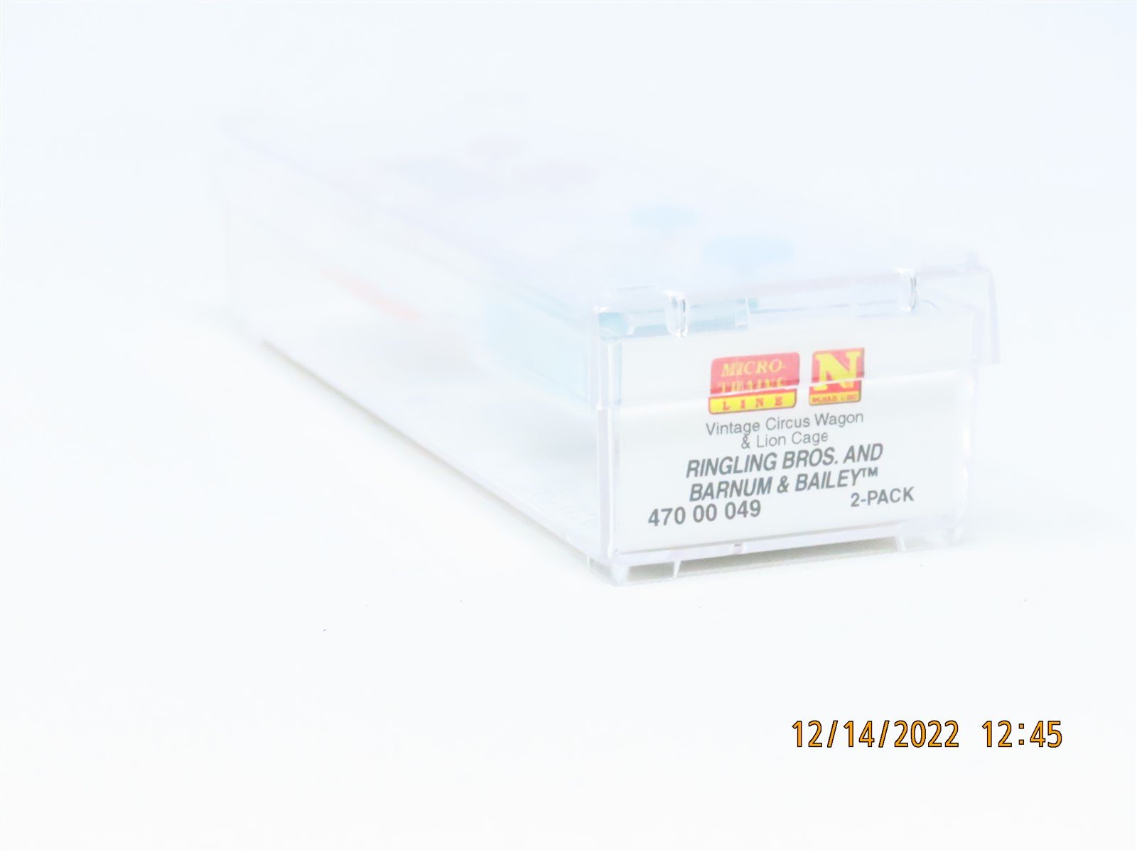 N Scale Micro-Trains MTL 47000049 RBBX Circus Wagon & Lion Cage Set 2-Pack