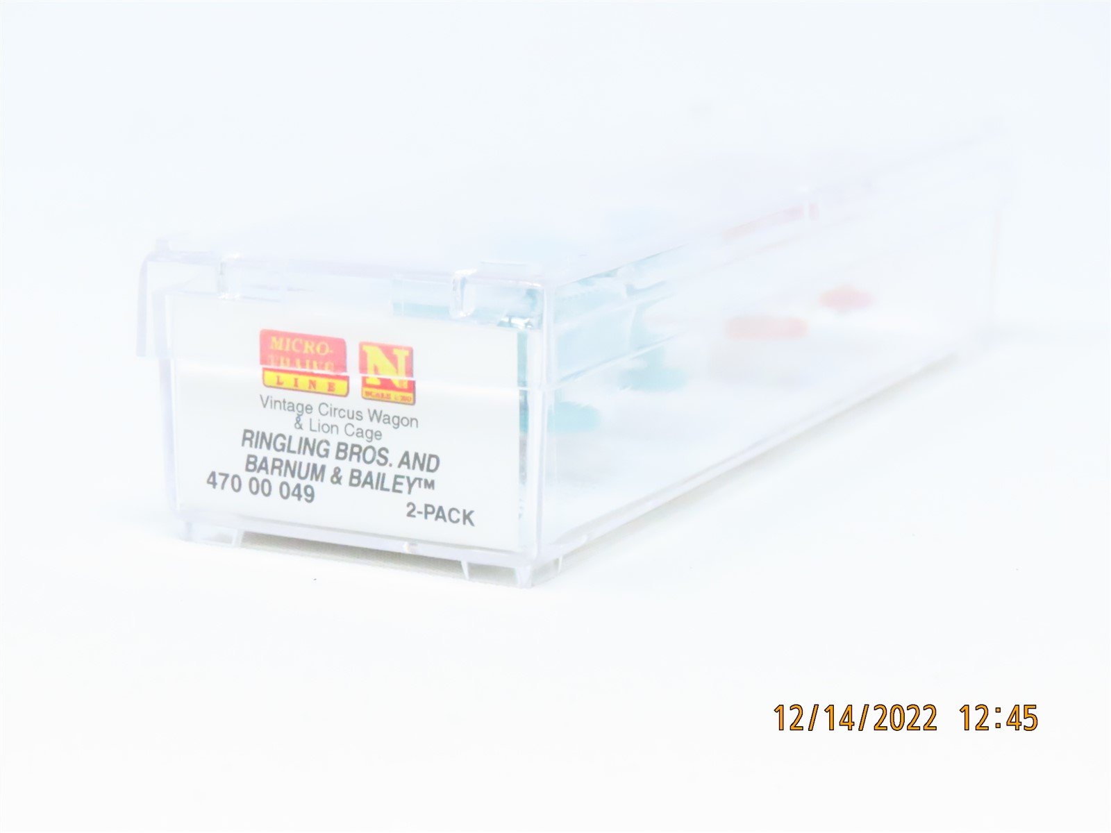 N Scale Micro-Trains MTL 47000049 RBBX Circus Wagon & Lion Cage Set 2-Pack