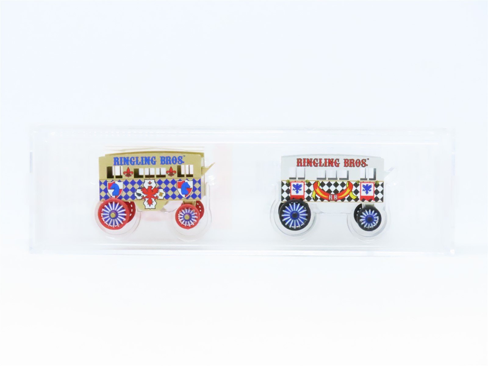 N Micro-Trains MTL 47000139 Ringling Bros & Barnum & Bailey Wagon Set 2Pk
