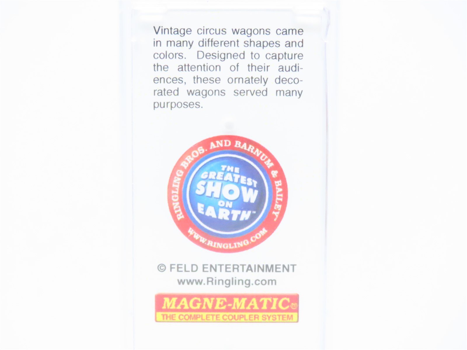 N Micro-Trains MTL 47000139 Ringling Bros & Barnum & Bailey Wagon Set 2Pk