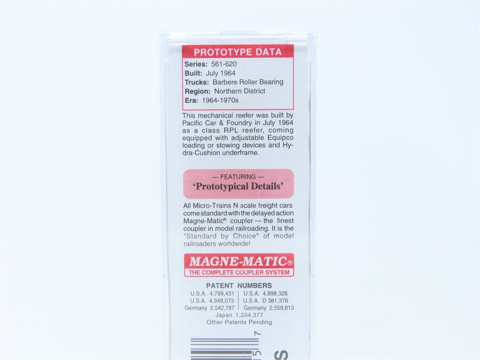 N Scale Micro-Trains MTL 07000050 NP Northern Pacific 51' Mech Reefer #588