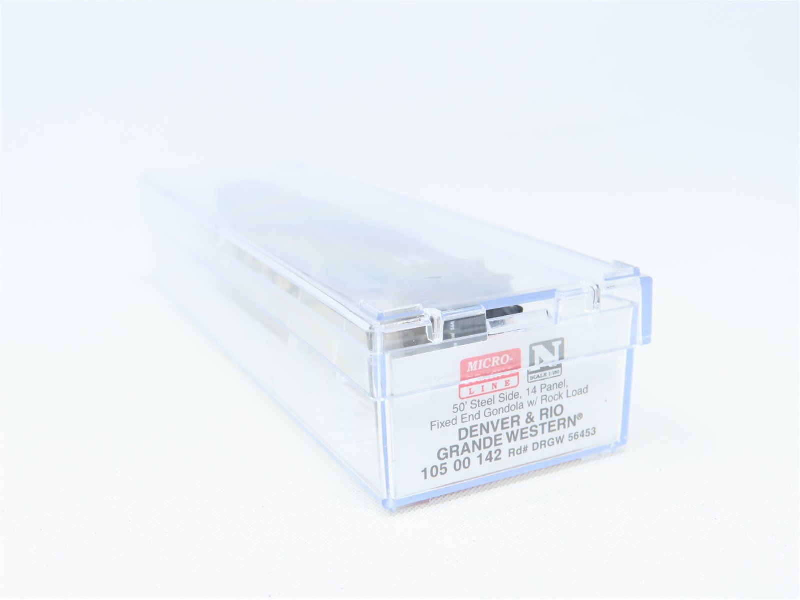 N Scale Micro-Trains MTL 10500142 D&RGW Rio Grande 50' Gondola #56453 w/Load